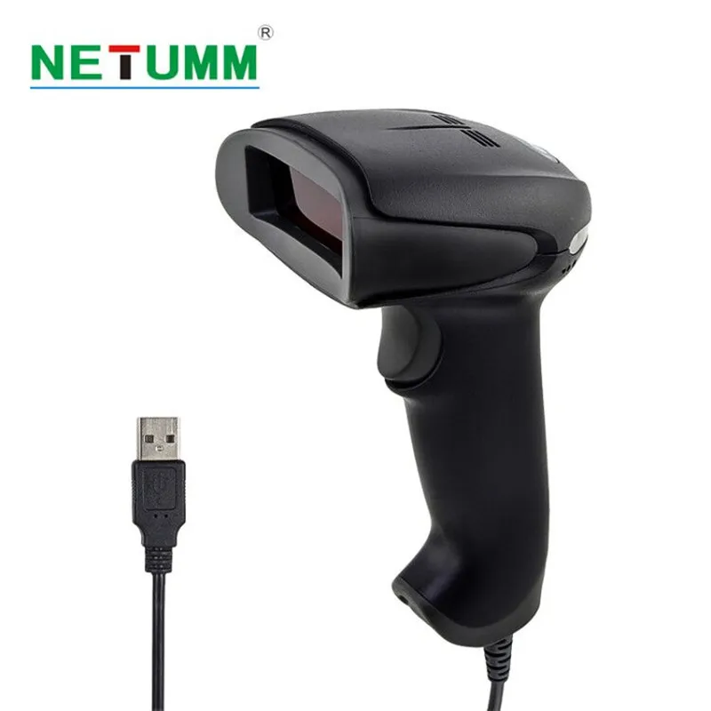 NETUM barcode Scanner NT-2012 USB handheld 1D portable laser sanner for pos System high speed USD reader gun mobile payment