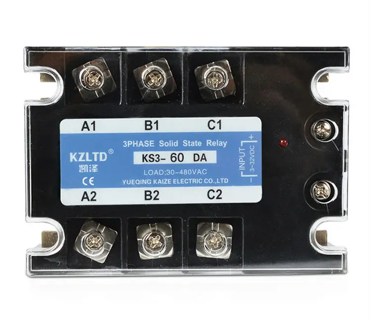 UK stocked Solid state relay 60amp 3-32 VDC to 5-60 VDC DC SSR-60 Low voltage DC 