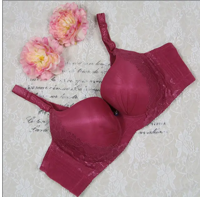 Fat women plus size push up big girls candy color thin sponge 4 back