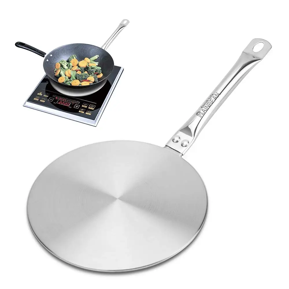 

Drop shipping 20cm Stainless Steel Heat Diffuser Converter Cooker Heat Diffuser Kitchen Utensils Household Supply