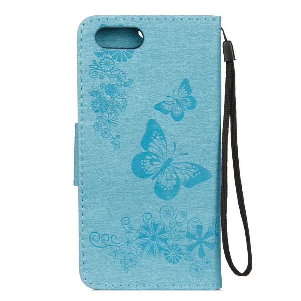 Retro Printing Butterfly Wallet Flip PU Leather Strap Stand Case For HUAWEI HONOR V10 HONOR 10 Magnetic Phone Cover w Card Slot (23)
