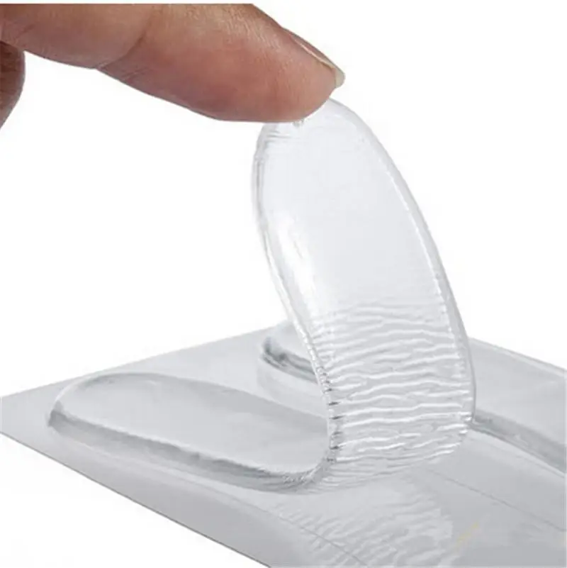 1 пара обезболивающие прозрачные силиконовые гелевые протекторы обувной пятки гелевые стельки для задней пятки