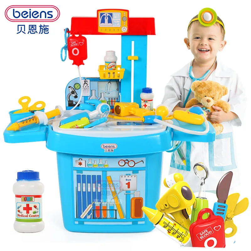 Beiens новые детские забавные игрушки доктор игровые наборы игрушечная аптечка