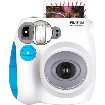 Подлинная Fuji Fujifilm Instax Mini 7S камера Мгновенной Печати Фильм моментальная Съемка фото бумага розовый синий камера подарок свадьба