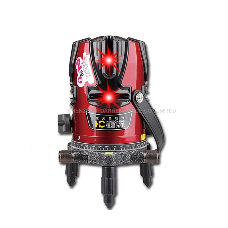 

1 pc 8 Lines 9 Point Laser Level (4V4H9P) Rotary Cross Level Laser Line (Self Levelling Within 3 Degrees) LL01