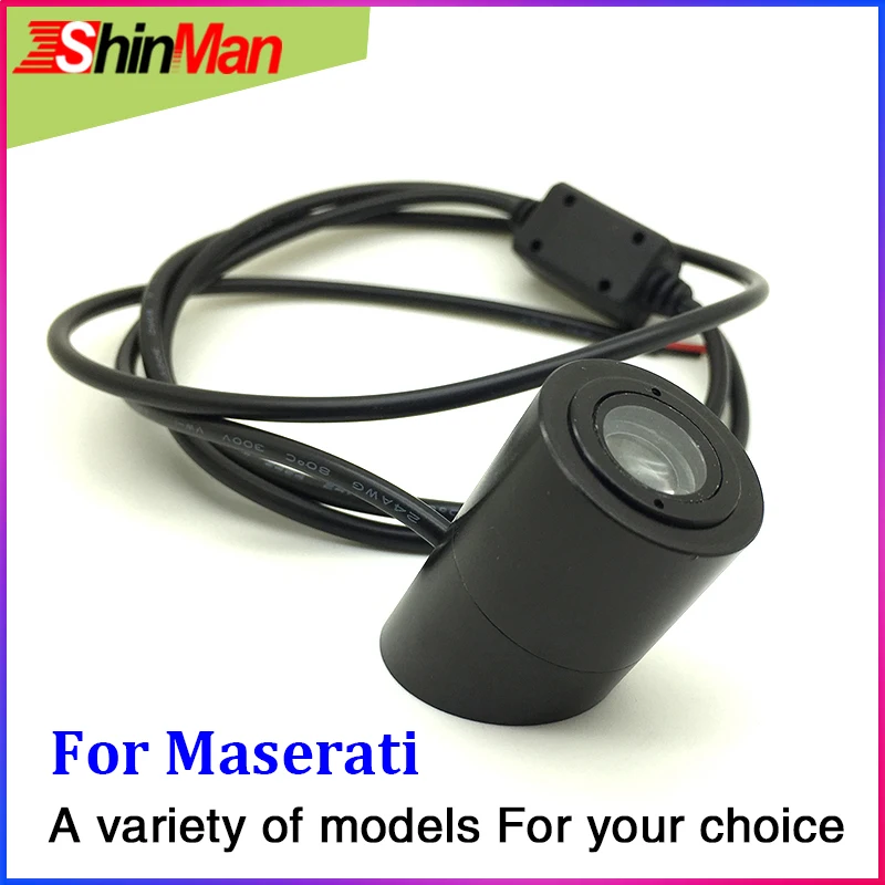 ShinMan 3 вида цветов заднего лазерного света логотипа проекционная лампа Ghost Shadow светодиодный предупреждающий свет для Maserati tail logo Light