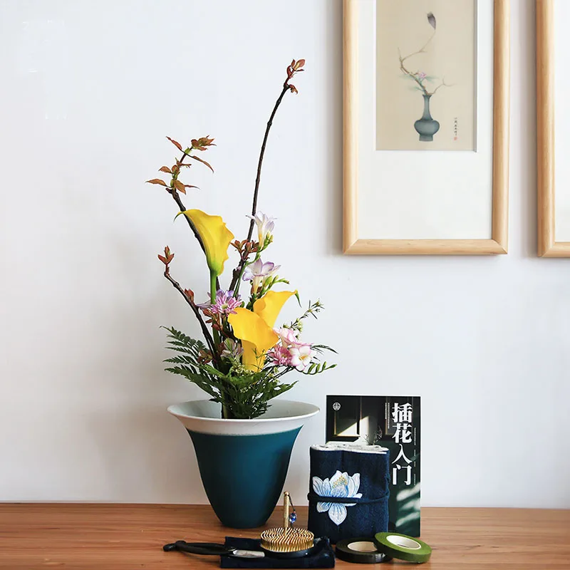 Japanese ikebana Flower Arrangement floral tool sets for beginner florist kenzan set kit