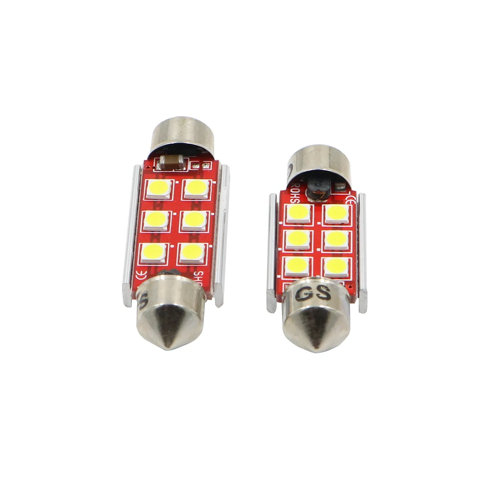 YSY 100 шт. 31 мм 36 39 41 C5W C10W CANBUS безошибочный автомобильный фестонный SMD 3030