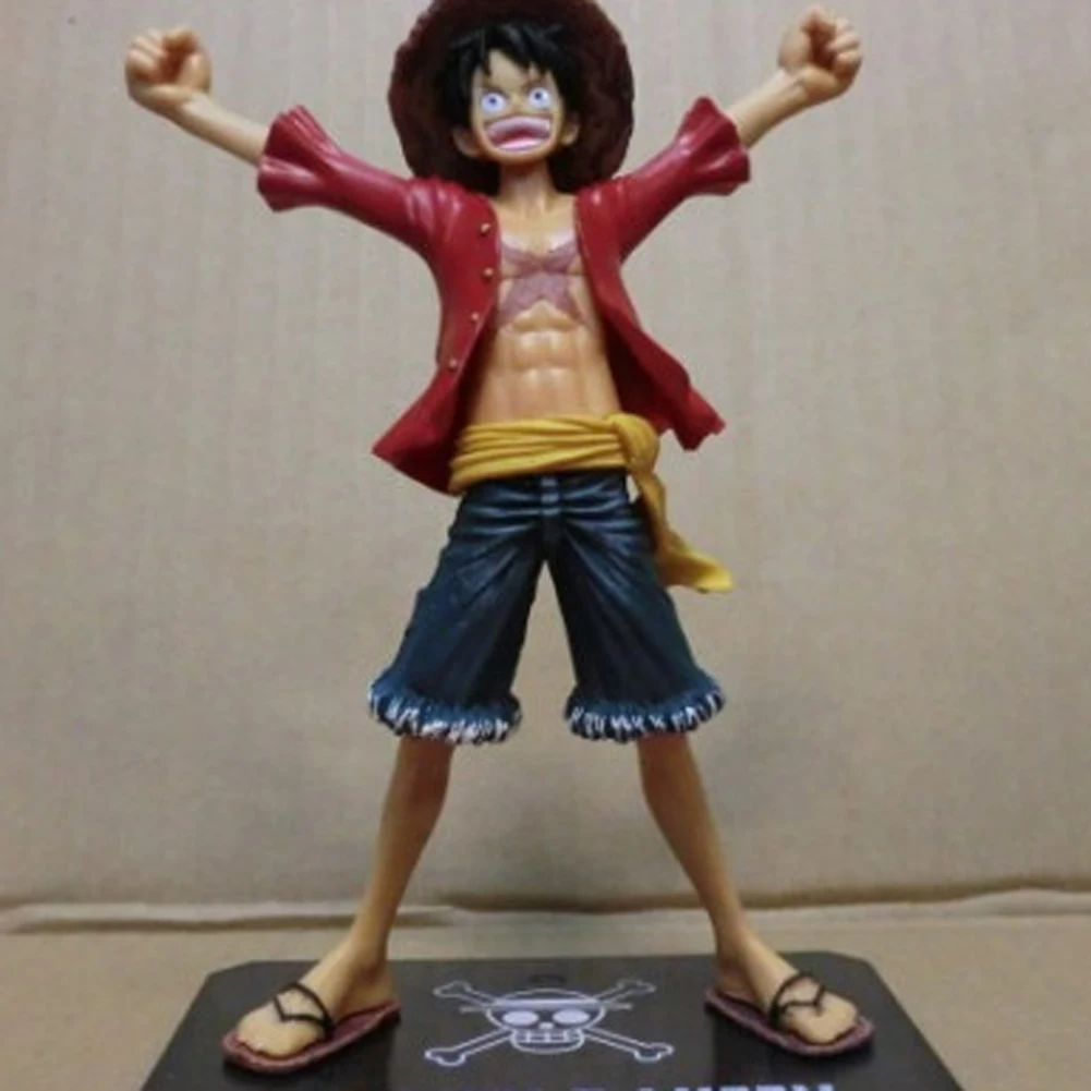 

Japaness Anime Cosplay One Piece New World Monkey Luffy Action Figures Model Collection 15cm Two Years Later