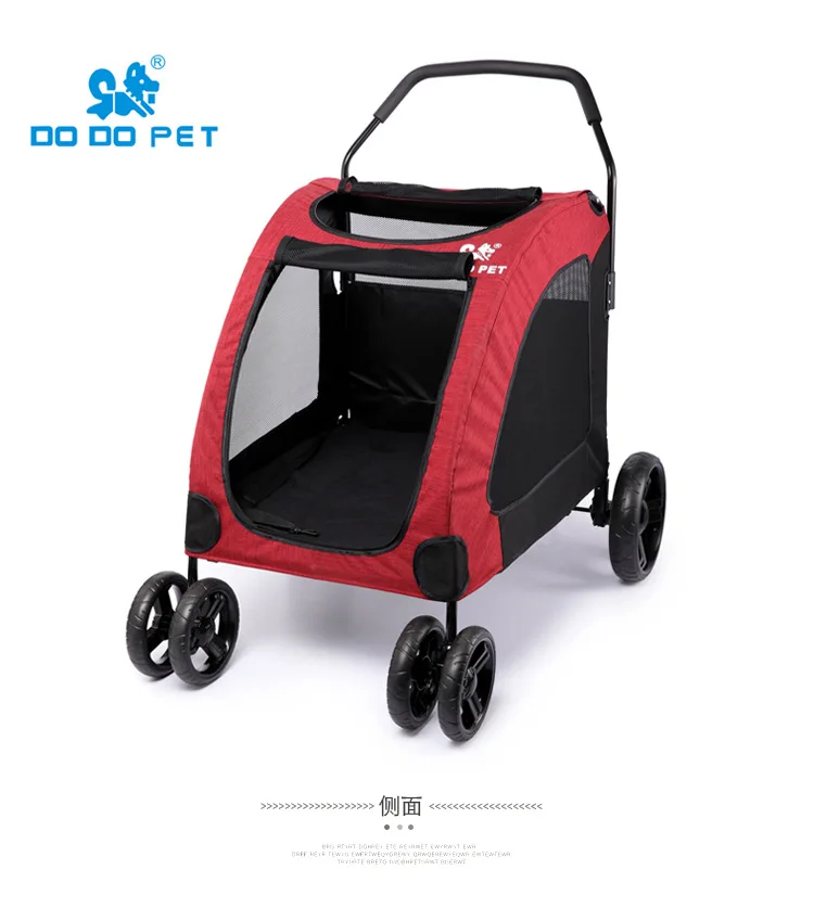 DODOPET большие коляски для собак, вращающаяся на 360 градусов коляска для питомцев, четыре сезона, четыре колеса для собак