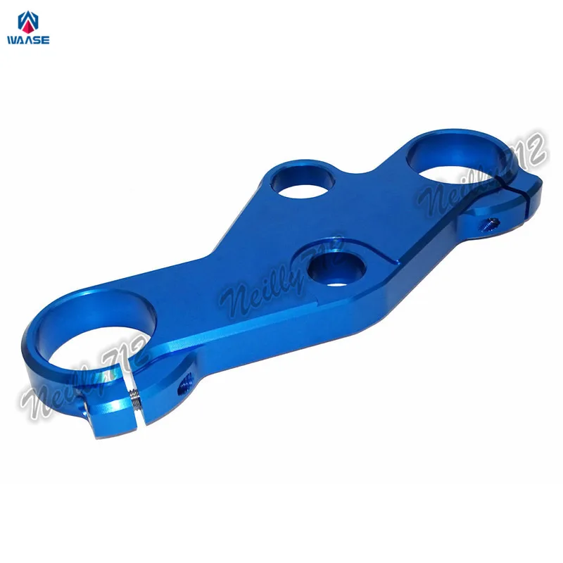 Triple Tree Top Clamp for SUZUKI K1 Blue G