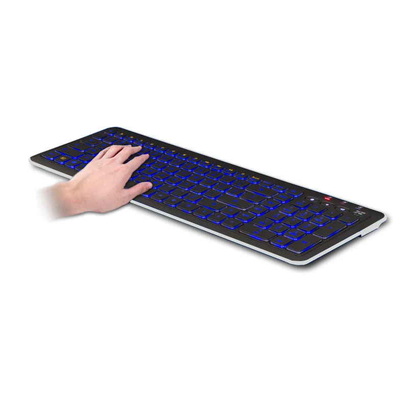 L460s USB умная ультратонкая Беспроводная подсветка клавиатуры светодиодная