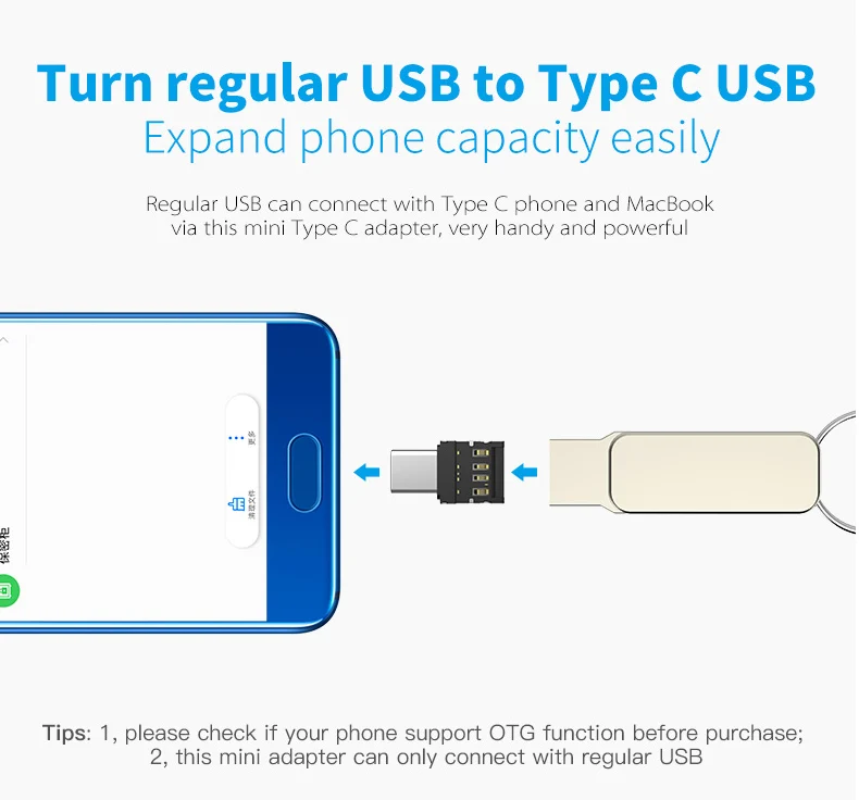 UTHAI C21 мини TYPE-C OTG адаптер USB в Тип C USB3.1 флэш-накопитель стать U диск