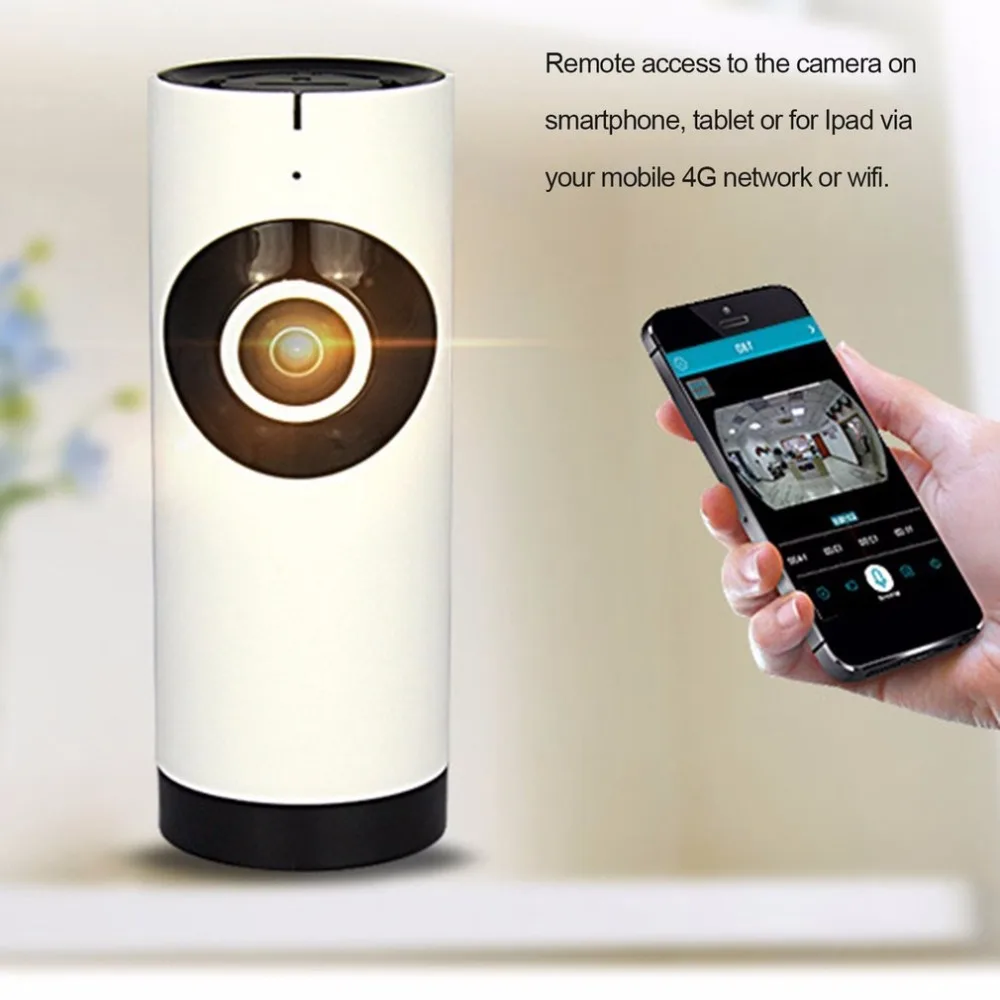 

HD 720P Household Mobile Phone Monitoring Surveillance Wireless Camera 180 Degree WiFi Baby Pet Monitor Security Camera
