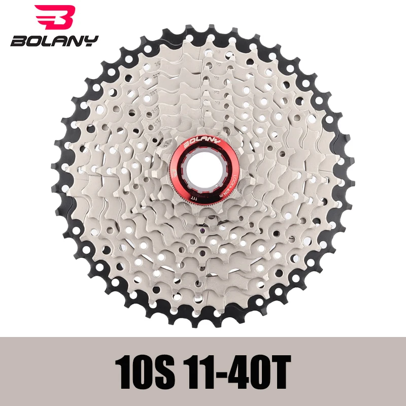 BOLANY 10 скоростная кассета 11-40 т широкое соотношение Freewheel горный велосипед MTB