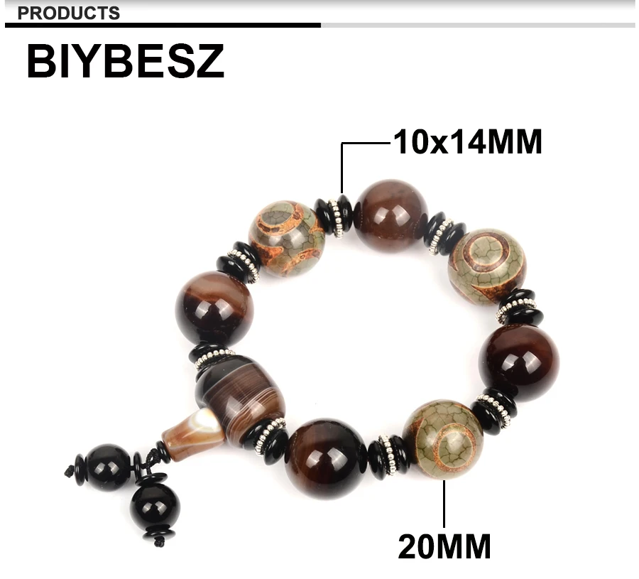 Mens bracelets 2018 New Design Energy Bracelet Fashion Charm Tibetan Men Bracelet  Natural Stone Jewelry Wrist Gifts For lover (2)