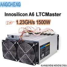 KUANGCHENG горная промышленность продает LTC Майнер Innosilicon A6 LTCMaster 1.23GH/s 1500W лучше чем antminer L3+ Innosilicon A4