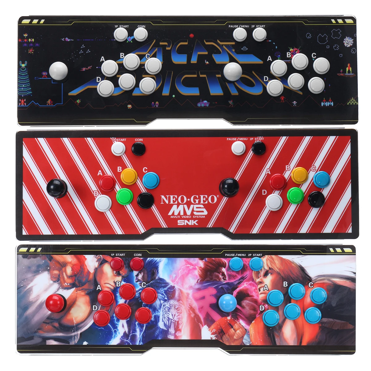 

Box 4s 800 in1Retro Video Games Arcade Console 2Joystick Gamepad VGA HDMI Double Dual Stick Home Video Arcade Console Machine
