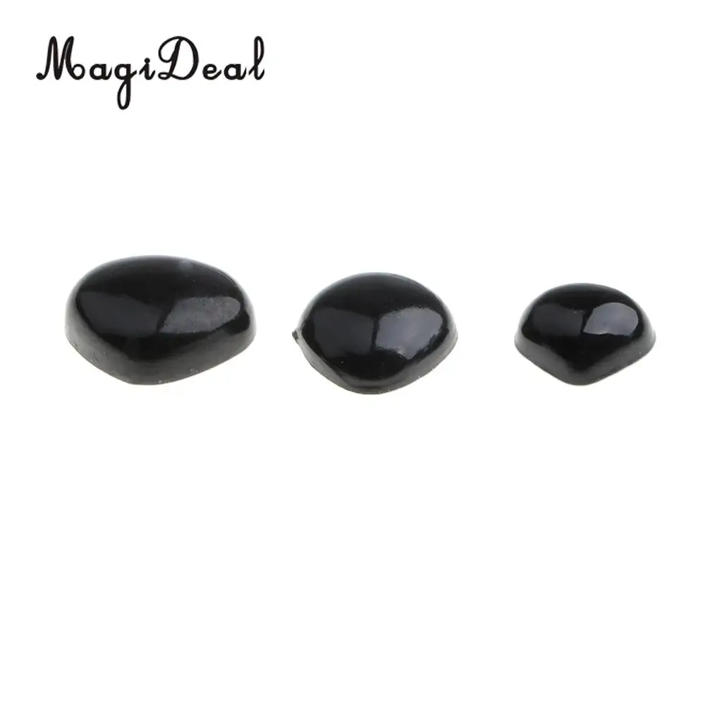 100 pieces Plastic Safety Doll Black Triangle Noses for Puppet Animal Bear Toy Craft Sewing Doll Making Supplies 11*14mm