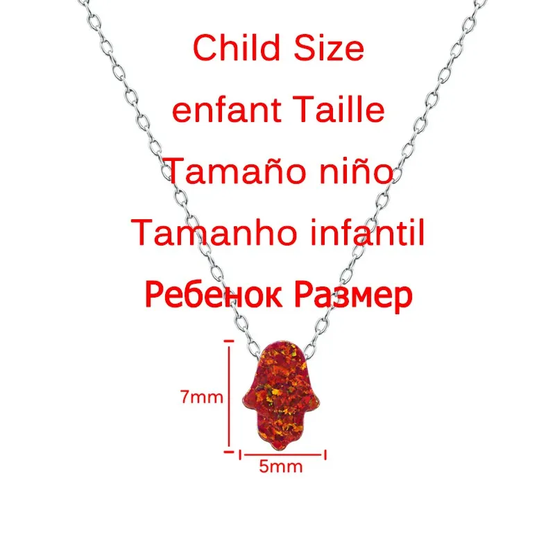 Опал hamsa колье чокер рука Фатимы ожерелье натуральный опал