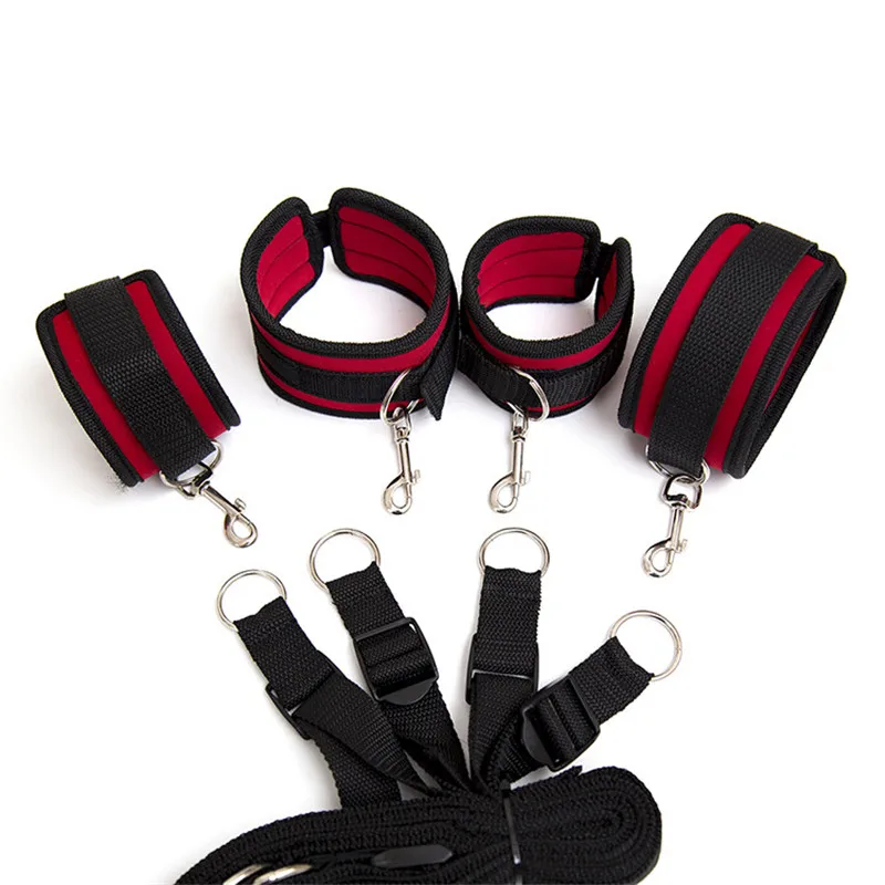  Handcuffs Bdsm Bondage Erotic Under Bed BDSM Bondage Restraint System Games for Adults Wrists & Ank