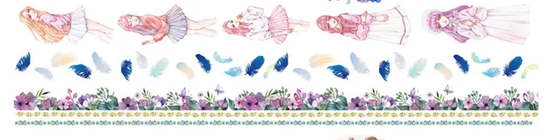 JBFISH японская васи лента декоративная лента скрапбук бумага Маскировочная наклейка фотоальбом васи лента 7022