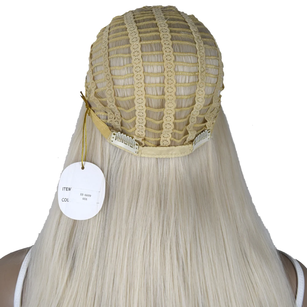 

TOPREETY Heat Resistant Synthetic hair Wavy 3/4 U Shape Half Wig 220gr 24" 60cm 7 clips attached