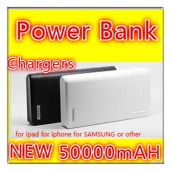 new50000mAh Universal Power Bank charger for iPhone iPod Samsung free shipping | Мобильные телефоны и аксессуары