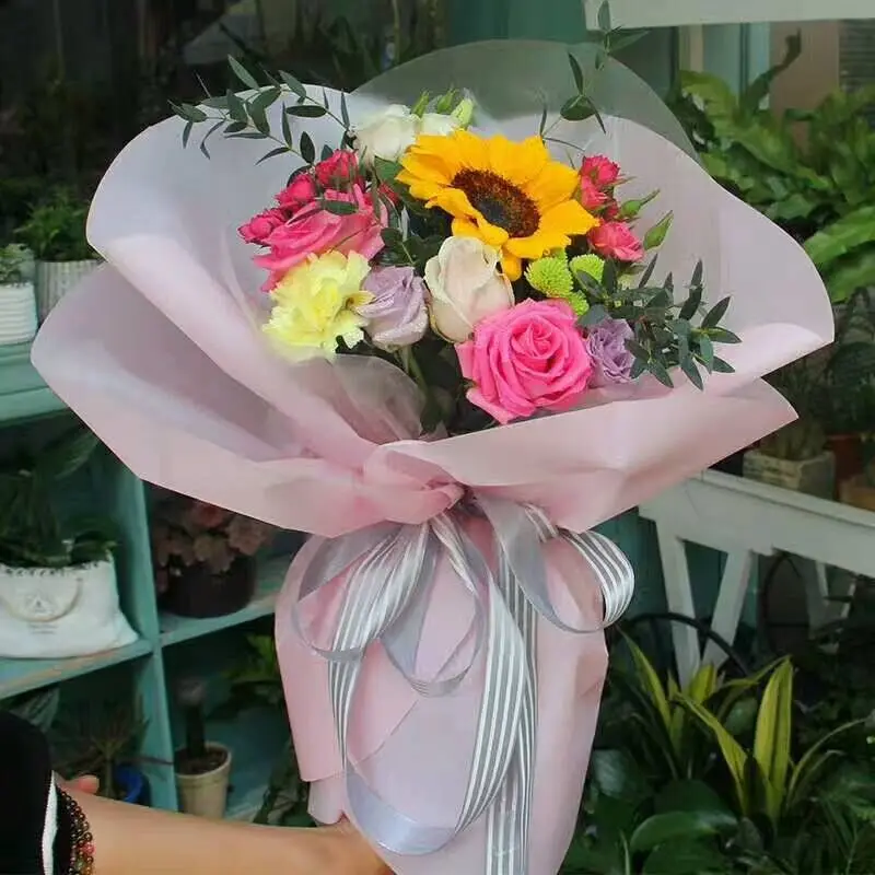 

10pcs/pack 20*26cm Tissue Paper Wrapping Flower Wrap Paper Wedding Party Gift DIY Wrapping Paper Wedding Gift Packing Material