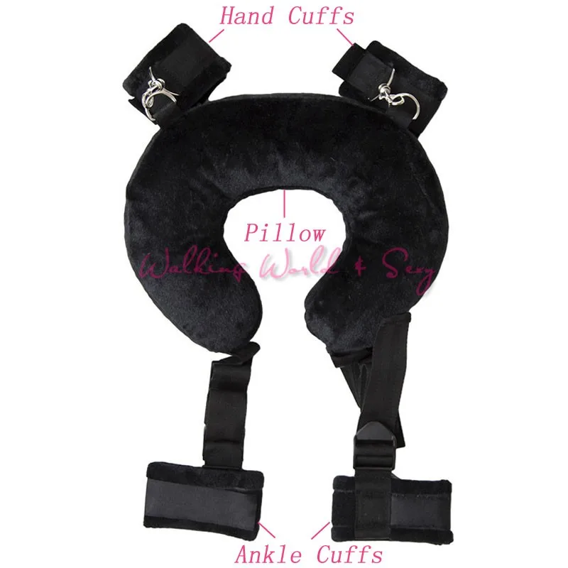 Sex Pillow With Ankle Cuffs Open Leg Bondage Restrain Sex Swing Chairs Fetish Sexual Position Aid Sex Toys For Couple Adult Game (6)