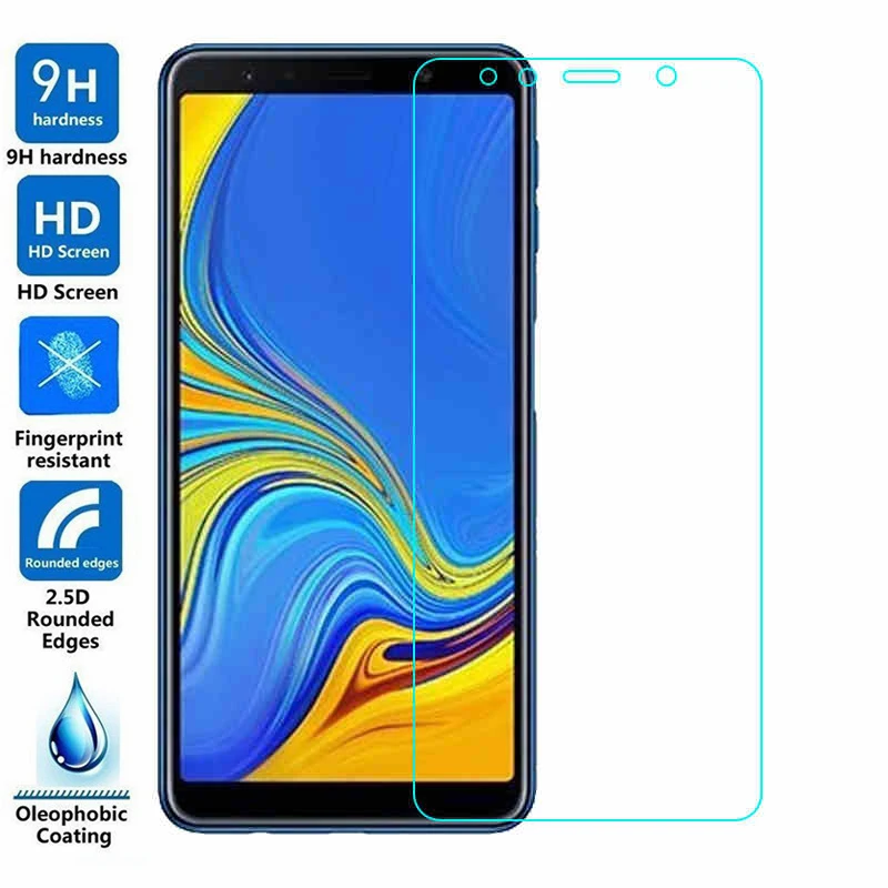 

9H tempered glass for Samsung A7 2018 screen protector on the for Samsung Galaxy A7 2018 A72018 A 7 A750FN/DS protective glass