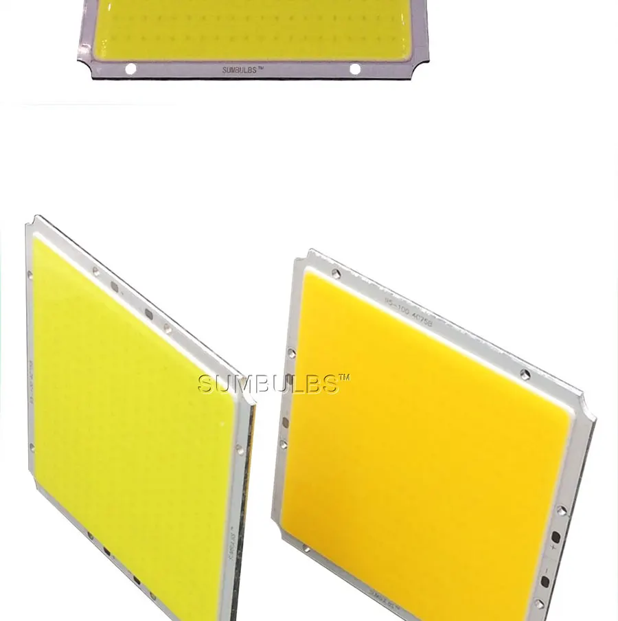 100x95mm Ultra Bright Rectangle Square 50W LED COB Light Matrix DC 12V 14V 3000K 6500K Warm Cold White 100mm DIY Car Lamp 5000LM (7)