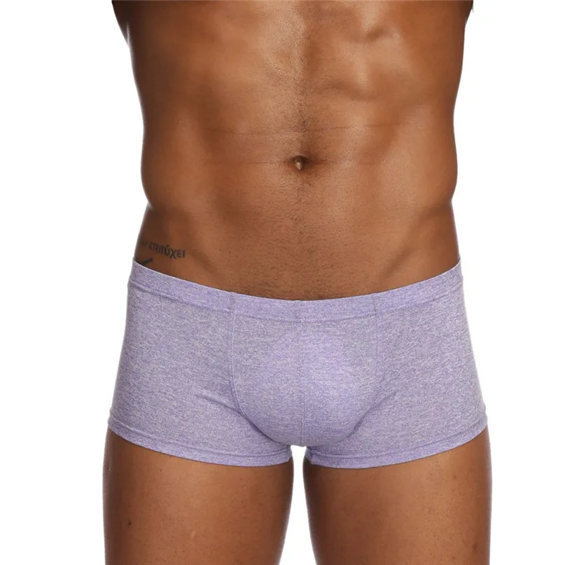 Swim Trunks Sports Fitness Boxer Briefs Mens Sexy Underwear Short Breathable Underpants Letter Pouch Soft Briefs Panties #2h25 (2)