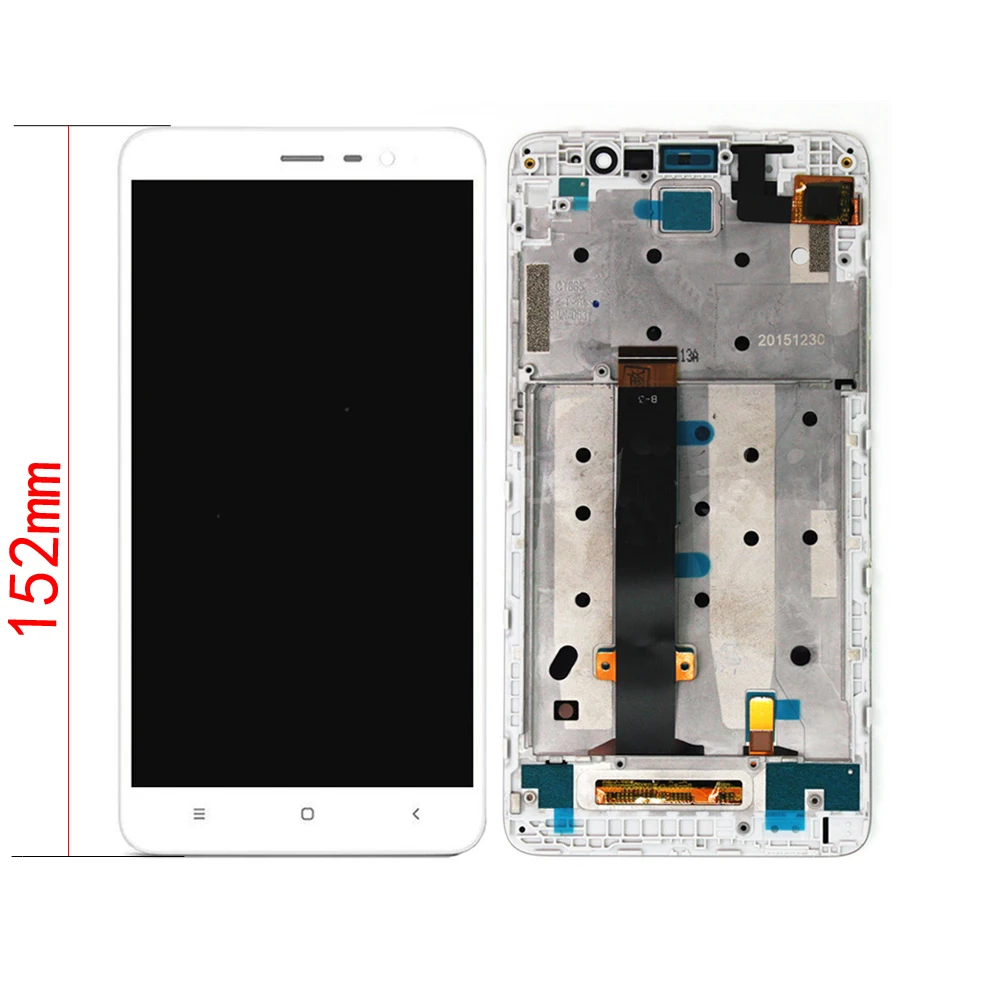 ЖК дисплей с дигитайзером и рамкой для Xiaomi Redmi Note 3 Pro Prime 152 полный сенсорный экран