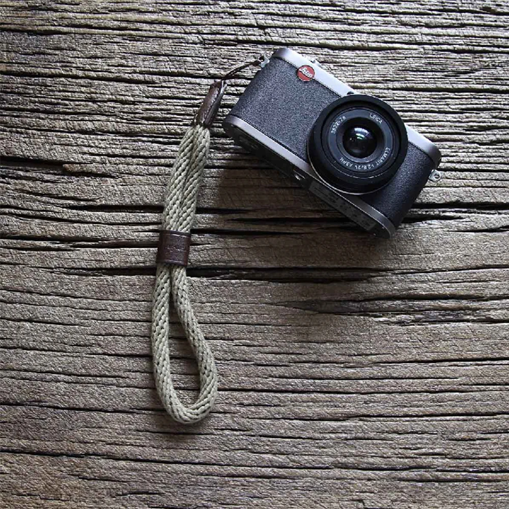Cam-in WS024 коровья кожа и хлопковая пленка камера ремешок на запястье кожаный DSLR spire lamella ручной ремень аксессуары для фотографии длина 27,5 см
