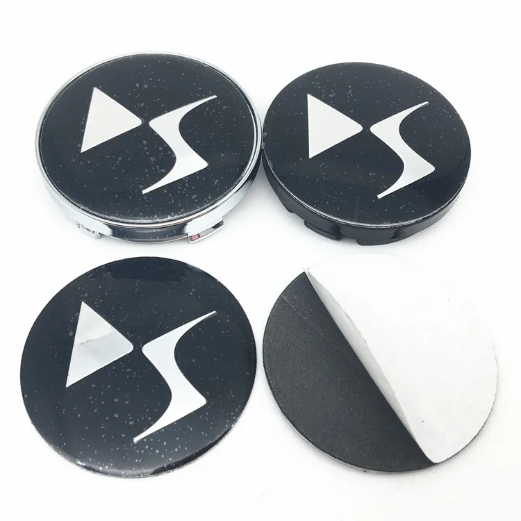 

4pcs Outer Diameter 56mm 60mm For DS Car Styling Wheel Center Cover Hub Caps Badge Emblem Logo Stickers Decals Auto Accessories