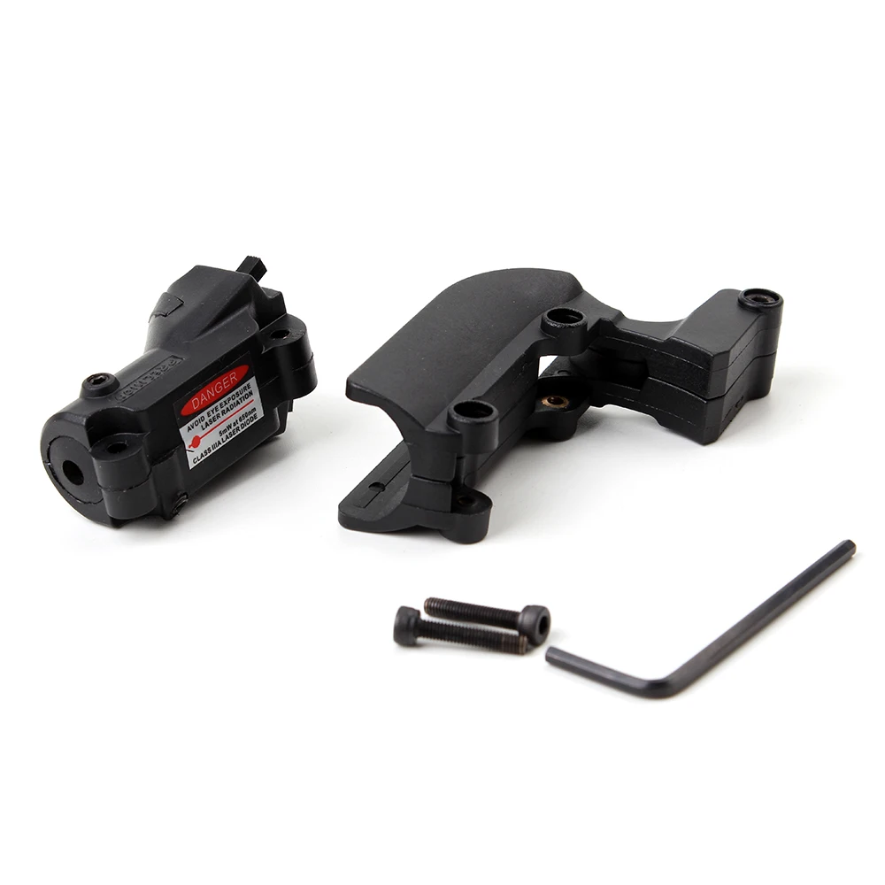 Tactical Hunting 5mw Red Laser Sight Scope Red Dot Sight 1911 Pistol /Airgun Air Rifle With Lateral Grooves Hunting Accessories