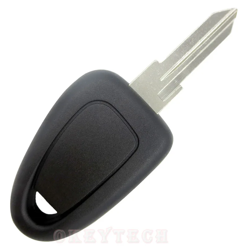 

OkeyTech For Fiat 500 Punto Ducato Stilo Panda Idea Transponder Car Key Shell GT15R Keyway Remote Cover Case Free Shipping