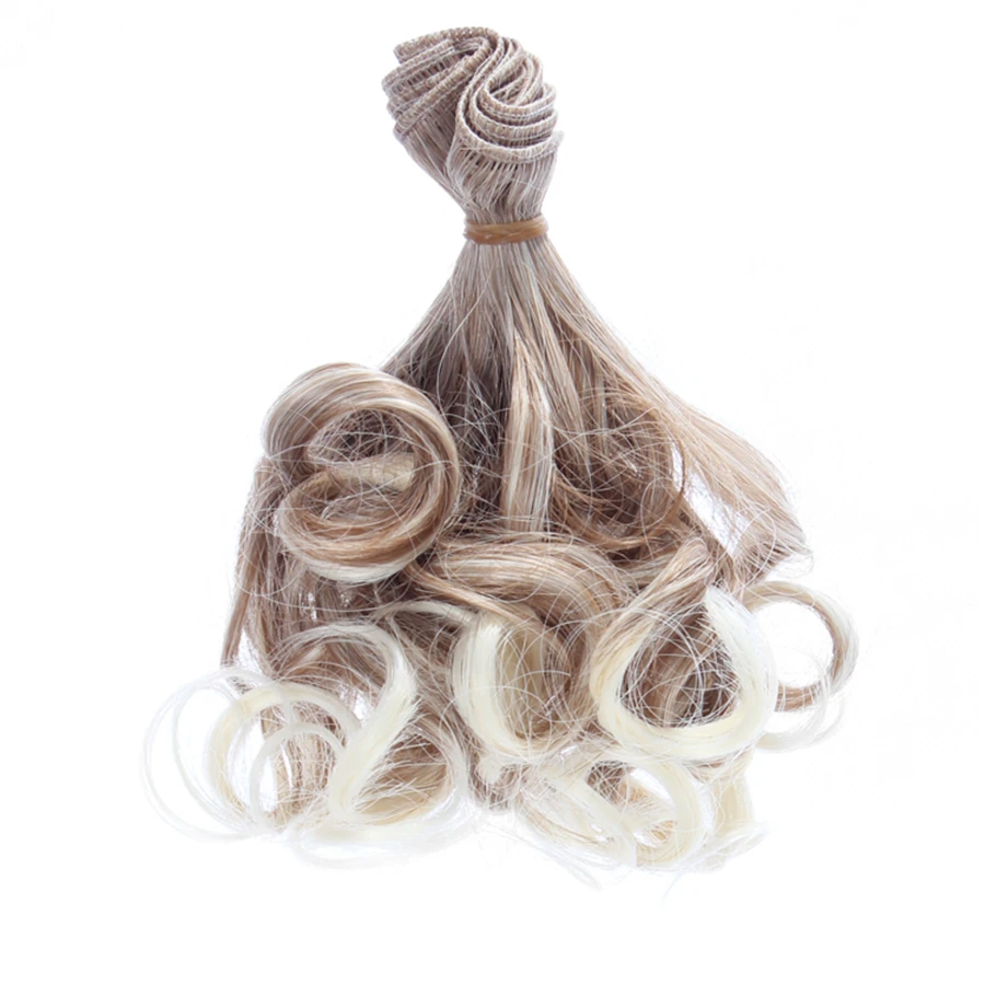 Вьющиеся кукольные волосы ручной работы 1 шт. 15 см для куклы BJD с высокой