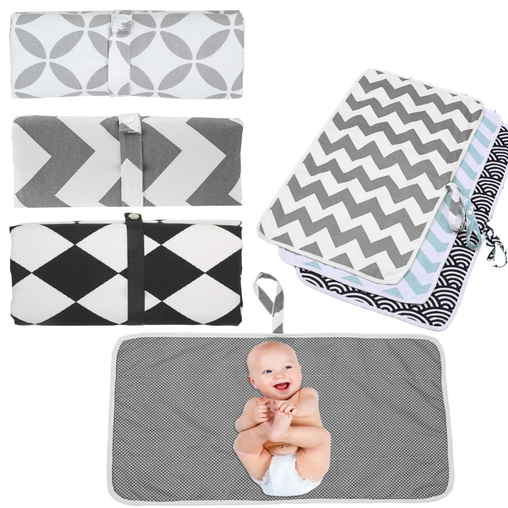 

Waterproof Baby Diaper Changing Pad Cover Multi Function Diaper Change Mat for Newborn Portable Foldable Urine Mat Blanket