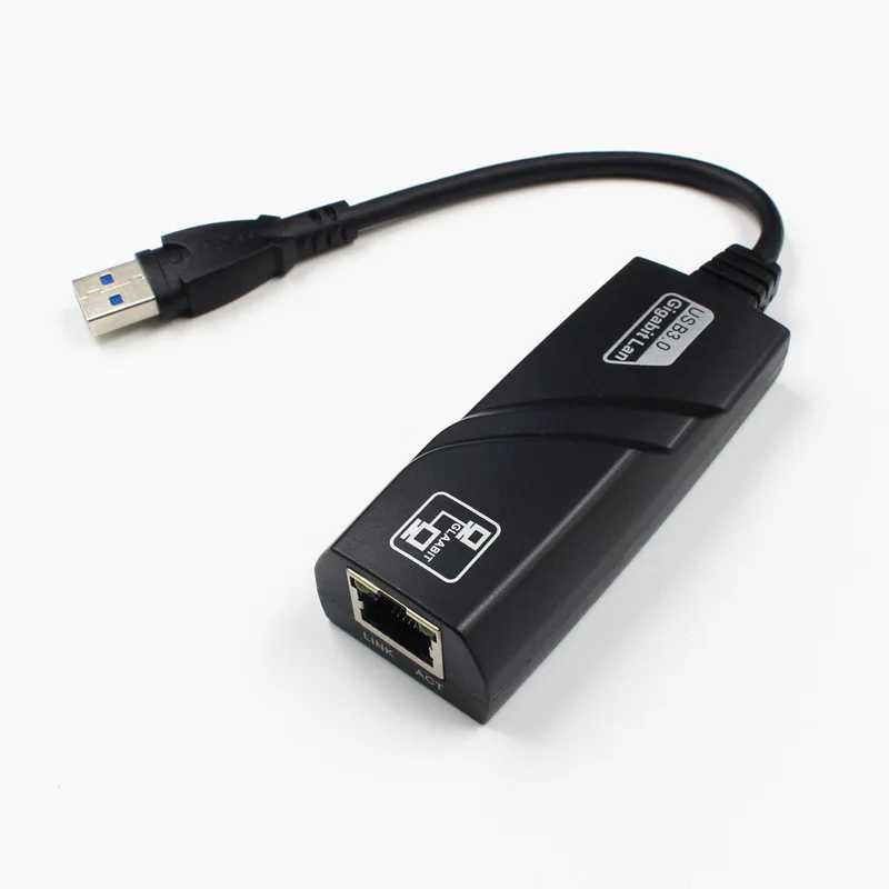Новый USB 3,0 для RJ45 Gigabit Ethernet RJ45 локальной сети (10/100/1000) Мбит сетевой адаптер USB Ethernet сетевой карты для портативных ПК