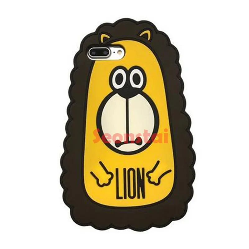 Black Face 3D Soft Silicone Phone Case (1)
