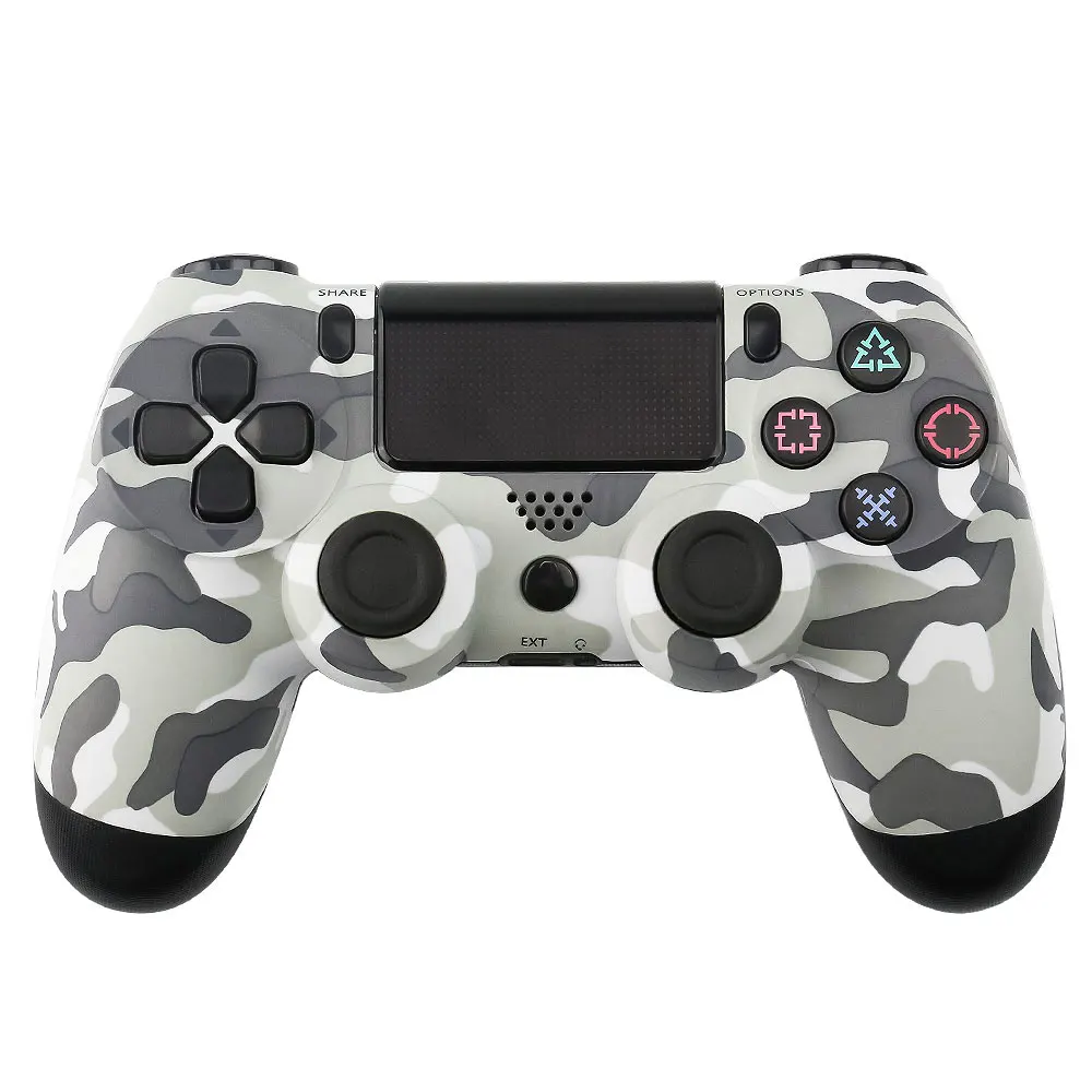 Gray Canouflage 8 цветов Bluetooth контроллер для SONY PS4 Геймпад для игровой станции 4 беспроводной джойстик консоль для PS3 для Dualshock контроллер - Цвет: Gray Canouflage