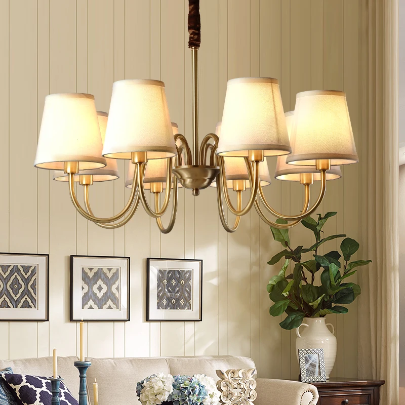 

Modern Luxury chandelier lighting For Living Room lustres de teto para sala Golden Chandeliers Light Fixture Decoration