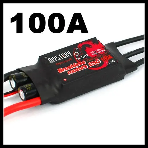 Бесщеточный контроллер скорости RC Mystery Fire Dragon 100A ESC|rc speed controller|speed controllerbrushless esc |