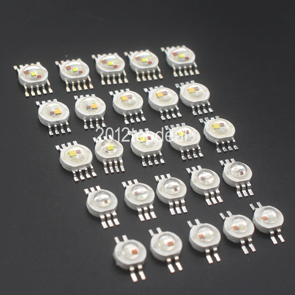 

RGB RGBW RGBWY RGBWYV High Power LED Chip 3W 4W 15W 18W Colorful DIY molding LED Stage lights Source 4pin 6pin 8pin 10pin 12pin