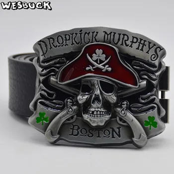 

5 PCS MOQ WesBuck Brand Club Men Belt Buckle, Fashion Metal Belt Buckle with PU belt