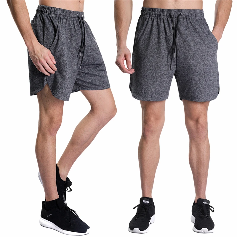 Mens Bodybuilding Shorts Homens Sweatpants Zipper Pocket Short Trousers Workout Fitness Shorts Men Gyms Shorts Streetwear KT33