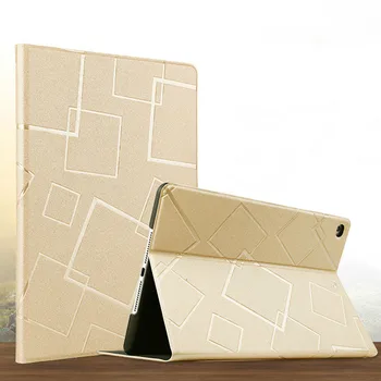 

Arvin Case For iPad 2017 2018 Slim imitation leather PU square pattern Drop resistance Smart wake up sleep Case For iPad 2018