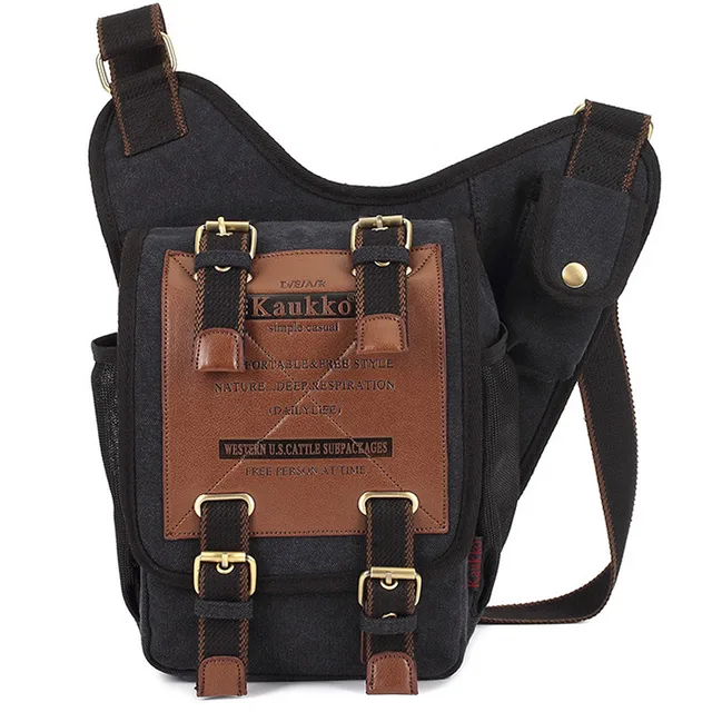 Buy Hot sale kaukko menThick canvas travel shoulder